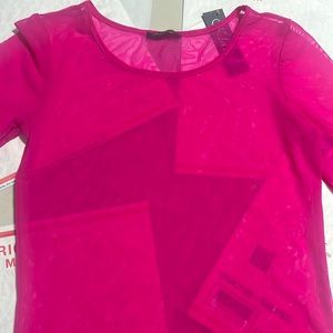 Blouse. Mesh/Seethru. Women S. NWT.
